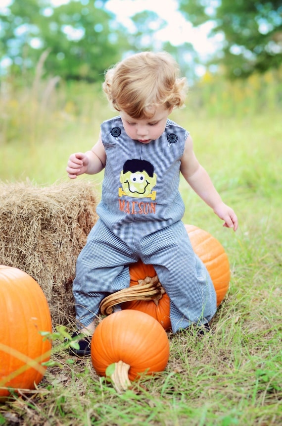 Baby Boy Easter Outfit Romper Jon Jon By FootLooseFancyFree