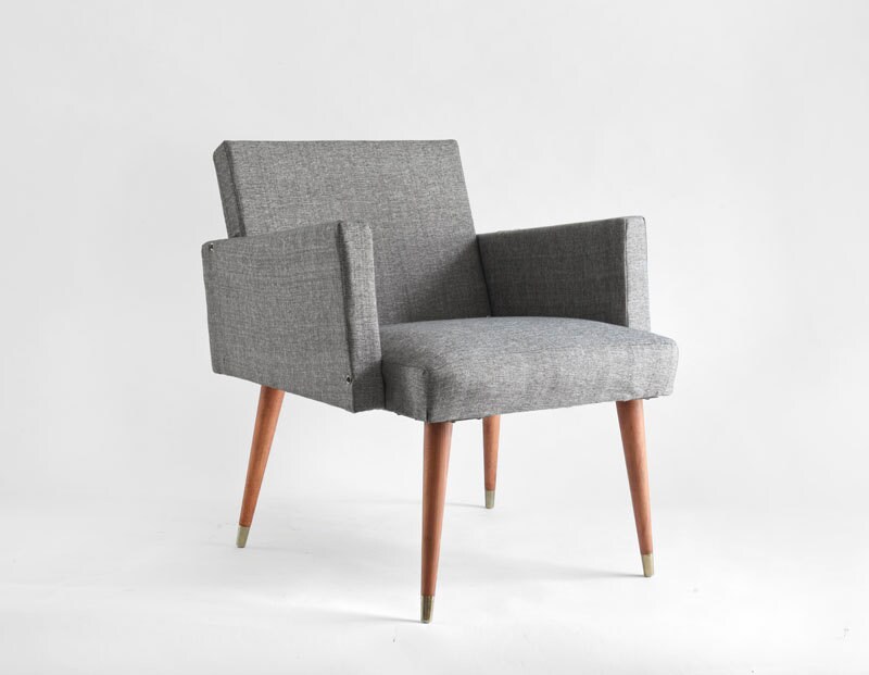 ON HOLD until Jan 13 - Mid Century Lounge Chair - Modern, Eames, Side, Wood, Retro
