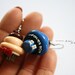 Dr Who and Tardis Cupcake Earrings