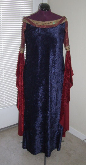 Lord of the Rings Arwen's Blood Red Gown - COSTUME version