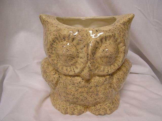 SALE Speckled Owl Desk Vase