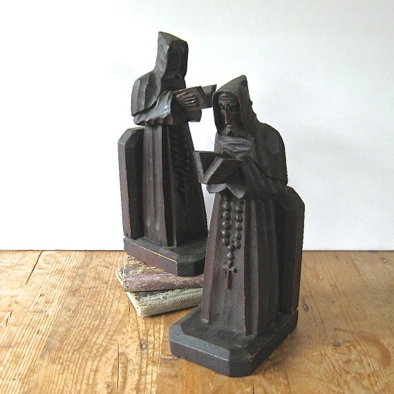 vintage hand carved and hand painted girl hand by anythinggoeshere