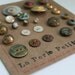 ON SALE Underwater Adventure Vintage Button Collection, Scrapbook, Wall Art