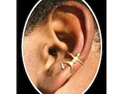 Ear Cuff Brass Climbing Man Ear Wrap Funky Fun Jewelry