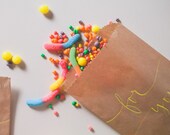 kraft for you favor bags // yellow