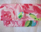 Lilly Pulitzer Fabric Cross Body Purse Handbag
