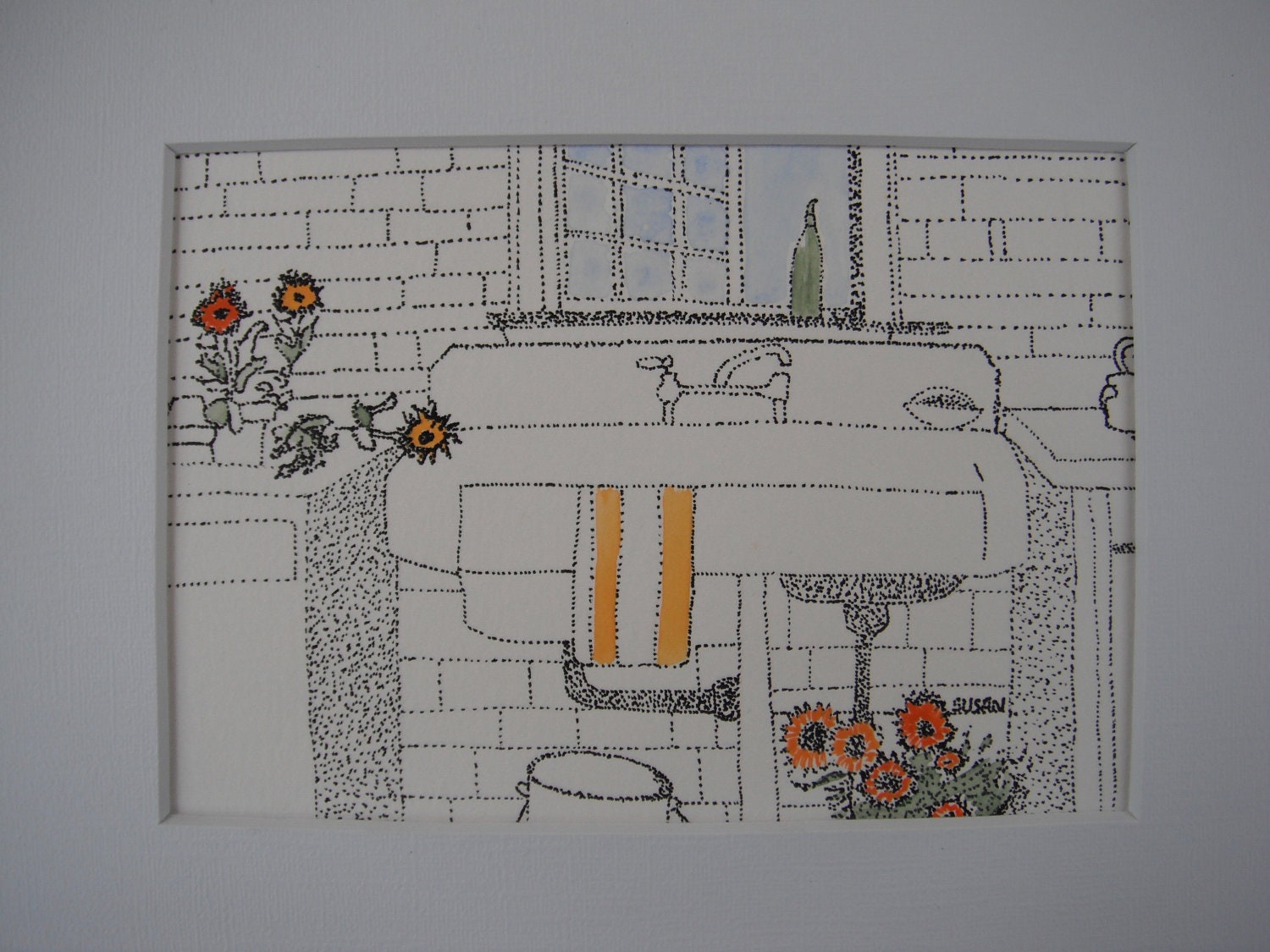 Kitchen Sink Original Illustration