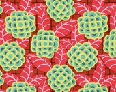 Tea Rose in Scarlet from Cameo by Amy Butler - Fat Quarter