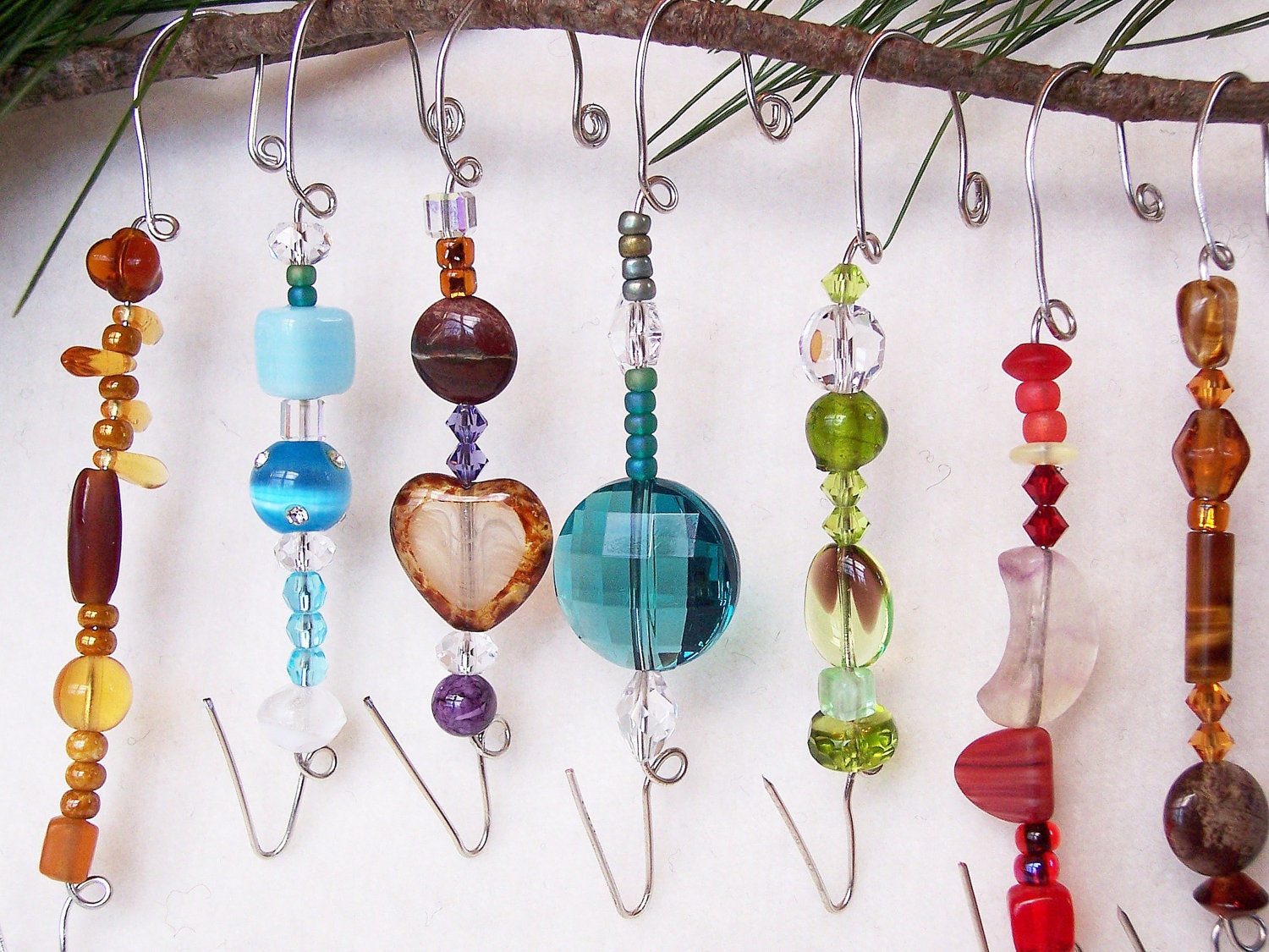 Beaded Ornament Hangers / B30