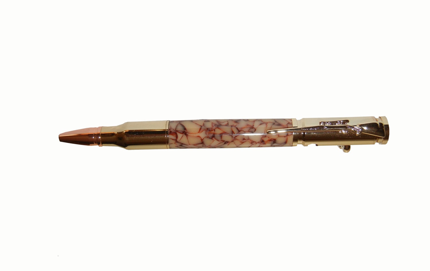 30 Caliber Bullet Bolt Action Pen with Rifle Clip Unique Fall Autumn Gift For Him Christmas Holiday Gift Idea