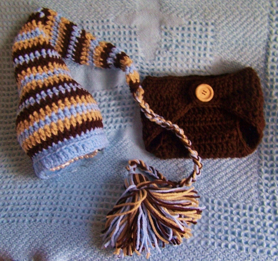 Baby Stocking Cap Photography Prop Set You Pick The Colors And Size Newborn To Tweleve Month