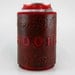 Leather Koozie Sooie Razorback Hog Red