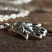 Hamsa Hand Necklace in Sterling Silver