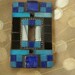 MOSAIC SWITCH PLATE - Shades of Blue
