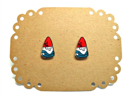 Lil' Gnomes, Post Earrings