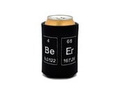 Can Cozy - Periodic Table Element Black Beer Neoprene