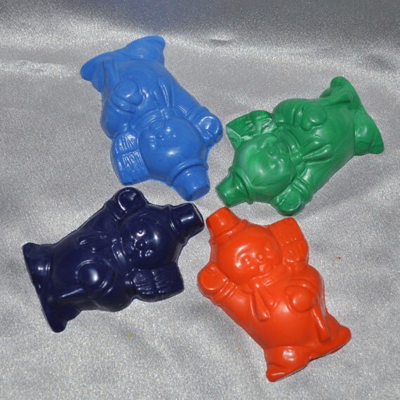 Recycled Crayons Snowman Shapes Total of 4. Il_570xn