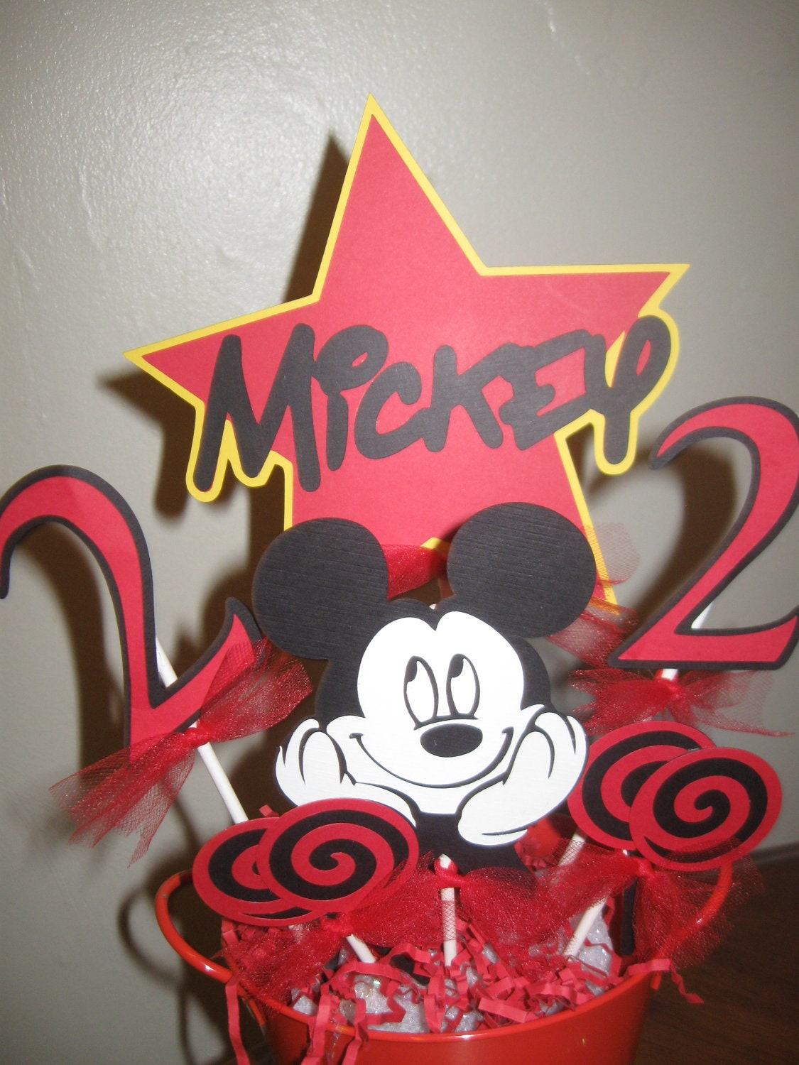 Popular items for mickey centerpieces on Etsy