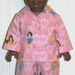 American Girl Doll Clothes DISNEY PRINCESSES 'n HEARTS Flannel Pajamas for 18" Dolls - Made in America