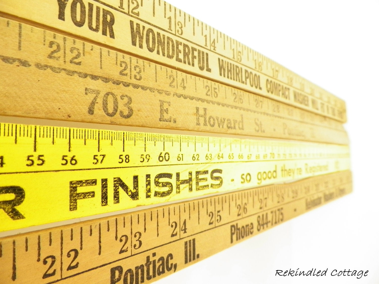 Vintage Yardsticks