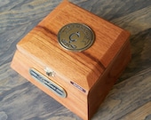 Camacho Diploma Cigar Box Upcycled into Unique Shaped Jewelry Storage Box