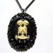 Conjoined Twins Siamese Twins Cameo Necklace
