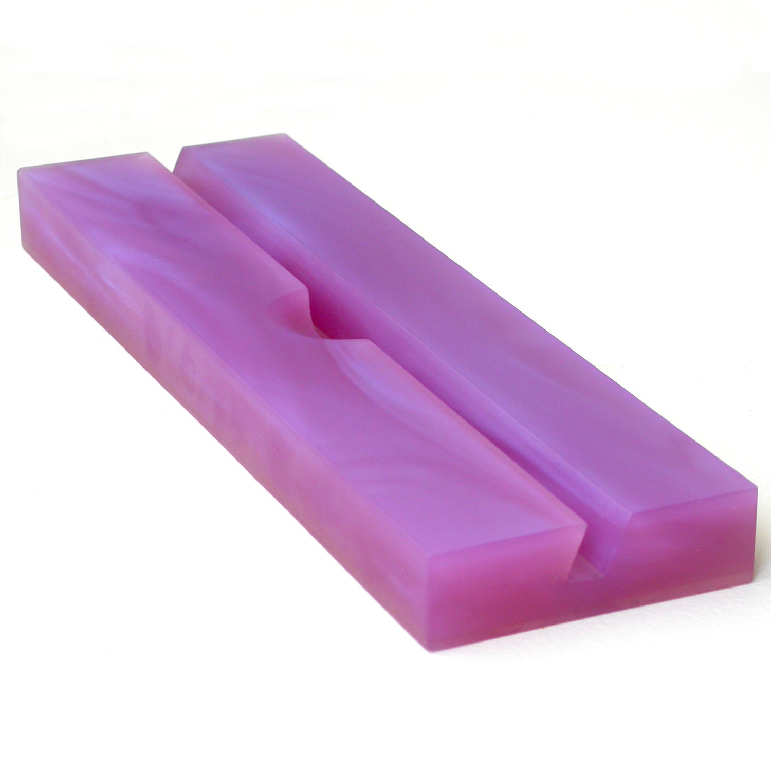 Groove Mercurial Amethyst Resin iPad Stand, Tablet Stand-Translucent Modern Minimalism