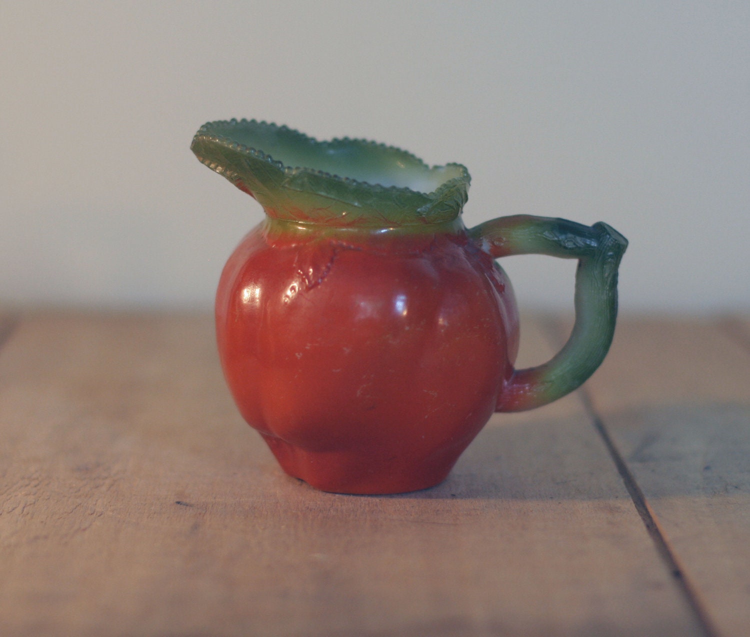 vintage tomato creamer
