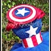 LITTLE LADY AMERICA Avengers Captain America Inspired Tutu Dress - Large 4-6t