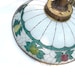 Vintage Hanging Swag Pendant Light. Ceiling Overhead. Billiards Lamp. Sugar Frosted Colorful Glass Chandelier. Retro Brass Lighting Fixture