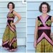 1960s Palazzo Pantsuit / 70s Jumpsuit, Wide Leg Palazzo Cocktail Party Maxi Dress Pantsuit, Vibrant Psychedelic Vintage Bell Bottoms