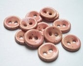 Dusty RoseCeramic Buttons