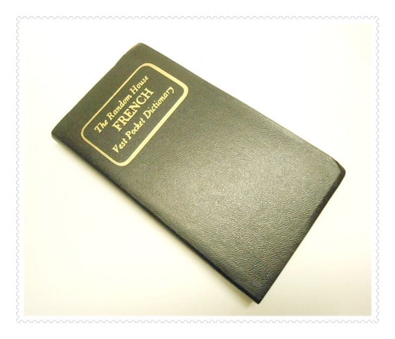 French Dictionary - Vest Pocket Size - Vintage 1954 - English to French French to English