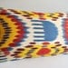 Sukan / Hand Woven Original Lumbar Silk ikat Pillow Cover -  Yellow, Beige, Red, Brown, Blue