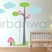 Vinyl Wall Sticker Decal Art - Height Chart Tree