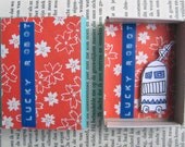 Orange Lucky Robot paper giftbox