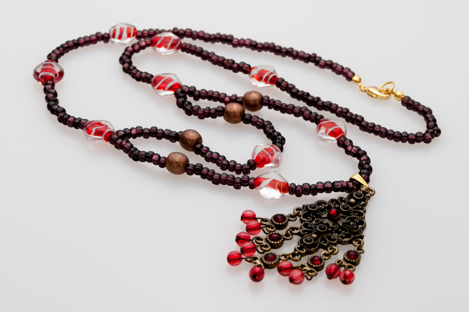 Red Flame Necklace