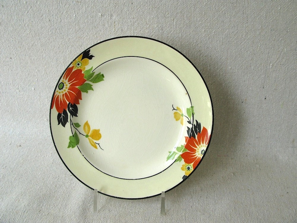 RESERVED Vintage Bread Plates Set Homer Laughlin