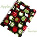iPad Case with Flap - iPad Cover - Made to Order - Green Red Black - Apples