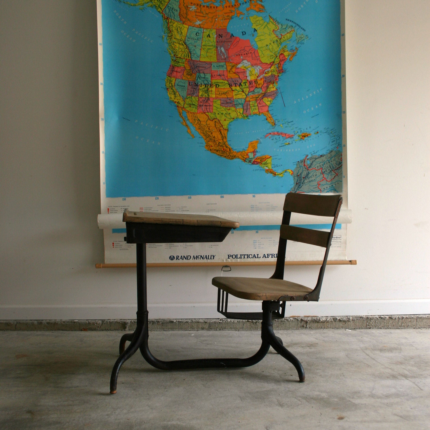 Vintage School Desk. Wood. Wooden. Natural. Childrens. Primitive. Farmhouse. Rustic. Elementary. Home School. Christmas Gift. eveteam.