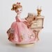 Vintage 50s Josef Originals Girl Figurine Piano Revolving Music Box