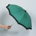 Vintage 1950's Classy Green Rain Umbrella - Mary Poppins