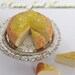 OOAK ARTIST Lemon Glazed Cheesecake with TWO Loose Slices by Crown Jewel Miniatures