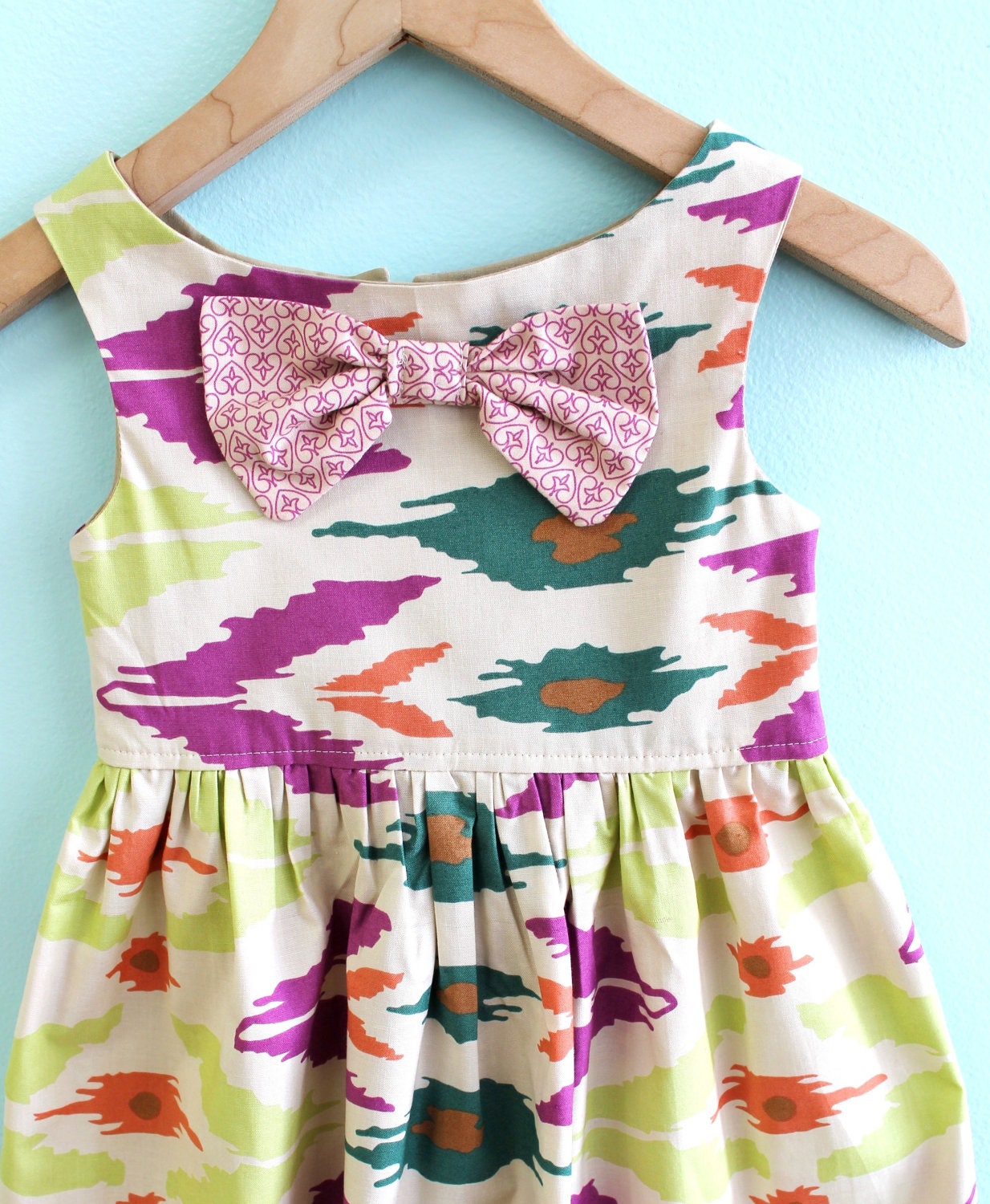 Native Tribal Ikat print dress