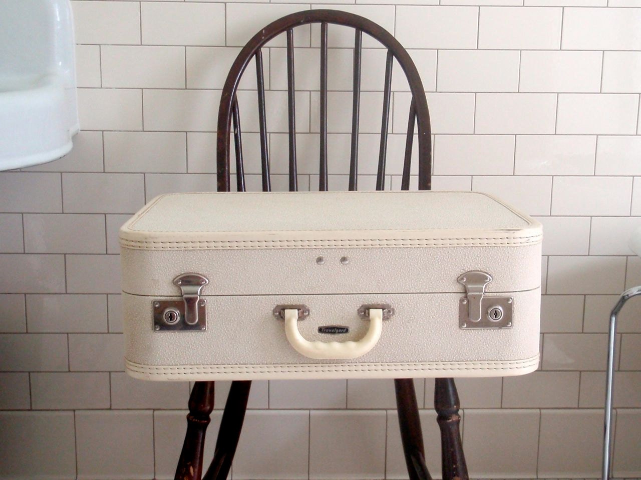 Large Travelgard Suitcase with Key