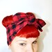 Bow Style, Red and Black Checkered Flannel, Sneak Peak Fall Collection, Back to School