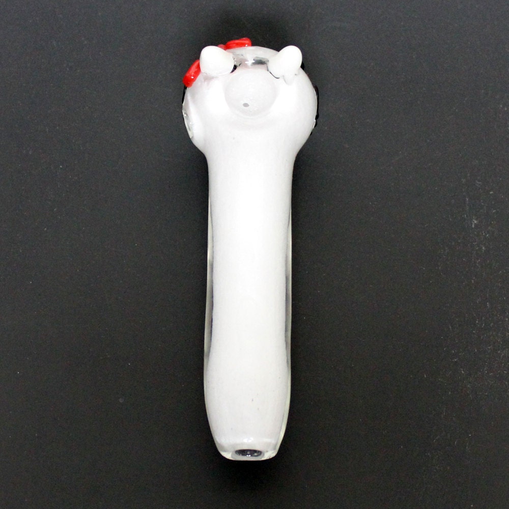 Cute Kitty Glass Pipe -Hedcraft Glassworks-