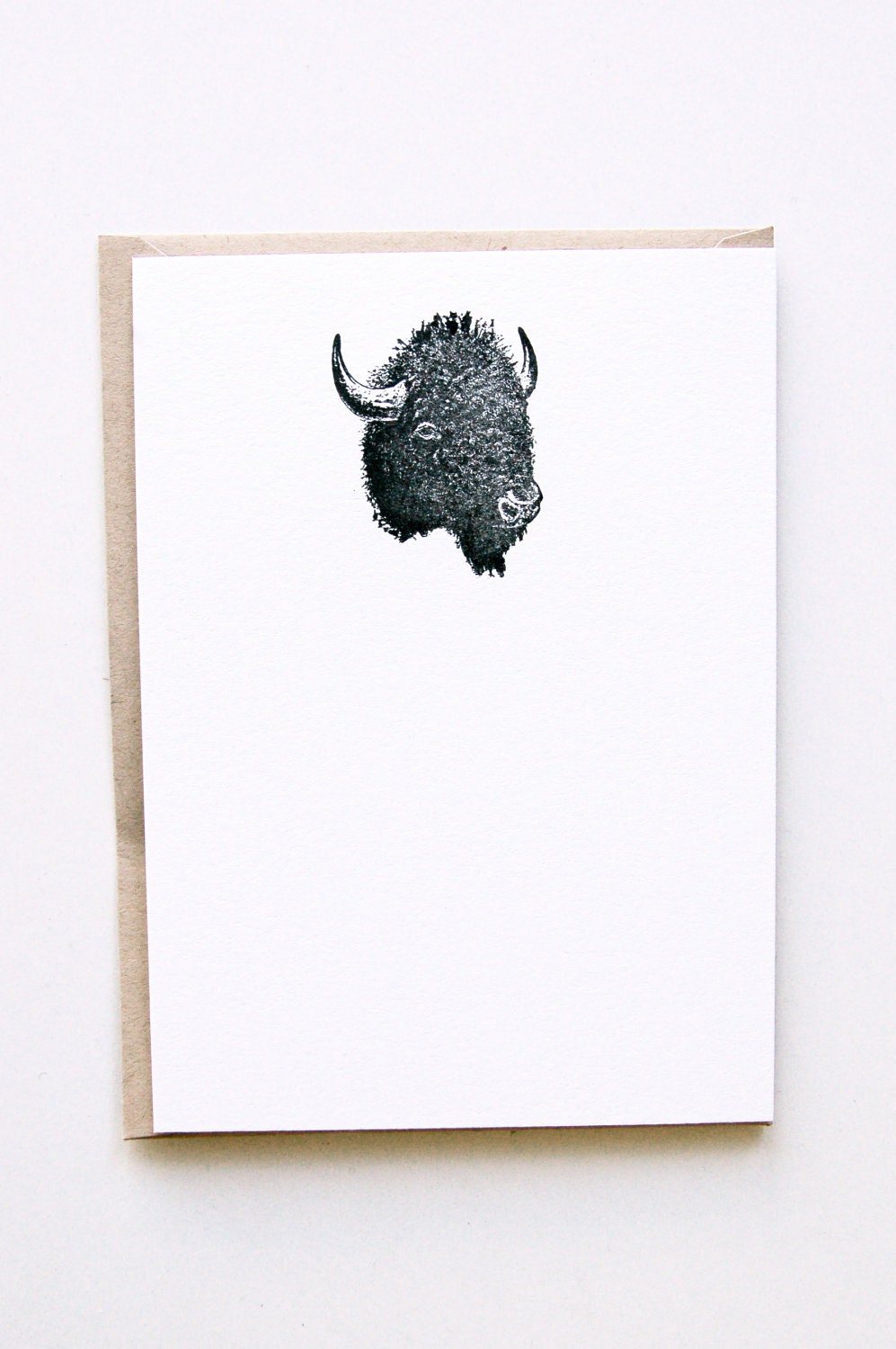 Little Buffalo: Letterpress Flat Notes - Set of 6