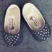 Toddler/Big Girl Shoes Soft Soled Shoes Spring Shoes Summer Shoes Modern Shoes Gray Shoes Slip Ons Faux Suede Shoes- Silver Toes