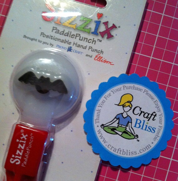 Sizzix Paddle Punch Bat Brand New In Package 38-0864 Il_570xn